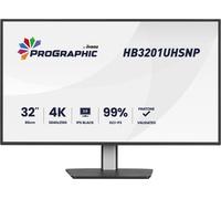 IIYAMA HB3201UHSNP-B1 32inch IPS BLACK 2.0 panel 3840x2160 UHD DCI-P3 99per Pantone Certified Delta E 2 USB-C Dock LAN/96W PD/DP-OUT