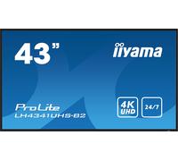 iiyama LH4341UHS-B2 visualizzatore di messaggi 108 cm (42.5") LCD 500 cd/m² 4K Ultra HD Processore integrato Android 8.0 18/7