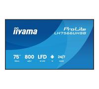 Iiyama LH7566UHSB-B1AG visualizzatore di messaggi Pannello piatto per segnaletic