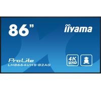 IIYAMA - LH8664UHS-B2AG visualizzatore di messaggi Pannello piatto per segnaletica digitale 2,18 m (86') Wi-Fi 500 cd /m² 4K Ultra HD Nero Processore - SPEDIZIONE GRATUITA