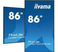 Iiyama LH8675UHS-B1AG visualizzatore di messaggi Pannello piatto per segnaletica