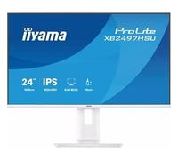 iiyama XB2497HSU-W1 Monitor ProLite 23,8" IPS FHD 120Hz 350cd 2xUSB 3.2 2xUSB-C HDMI DP HAS 150mm PIVOT bianco