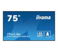 IIyama Monitor Design Chiosco 74.5" 4K Ultra HD Nero 800 cd/m²