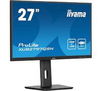 iiyama Monitor Desktop XUB2797QSN-B1-27, QHD LED, IPS, 2560 x 1440/100Hz, 1H1DP1C, HAS, RJ45, Nero