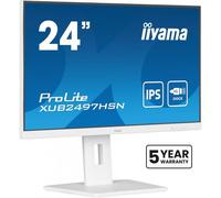 iiyama ProLite XUB2497HSN-W2 Monitor PC 60,5 cm (23.8") 1920 x 1080 Pixel Full HD LED Bianco [XUB2497HSN-W2]