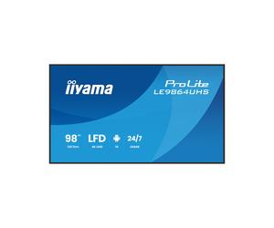 iiyama ProLite LE9864UHS-B1AG Display digital signage 4K UHD da 98" con opzioni avanzate di controllo e connettività