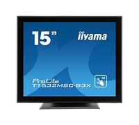 iiyama ProLite T1532MSC-B3X monitor touch screen 38,1 cm (15") 1024 x 768 Pixel Nero Multi-touch Da tavolo