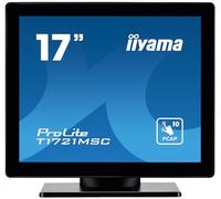 iiyama ProLite T1721MSC-B2 Monitor PC 43,2 cm (17") 1280 x 1024 Pixel SXGA LED Touch screen Da tavolo Nero [T1721MSC-B2]