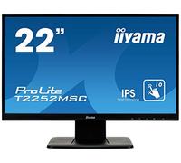 iiyama ProLite T2252MSC-B1 54.6 cm, 22 Pollici, IPS LED-Monitor Full-HD 10 Punkt Multitouch Capacitivo, VGA, HDMI, DisplayPort, USBperTouch, Nero