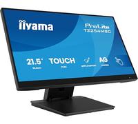 iiyama Prolite T2254MSC-B2AG - Monitor LED IPS, 54,6 cm, 21,5", Full HD, 10 punti, multitouch Optical-Bonded capacitivo, HDMI DP USB 3.2, rivestimento antiriflesso, regolazione dell'altezza 7H, MPP2.0