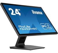 iiyama Prolite T2452MSC-B2AG - Schermo LED IPS da 60,5 cm 23,8", Full HD a 10 punti multitouch capacitivo HDMI DP USB3.2 7H, rivestimento antiriflesso, colore: Nero