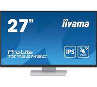 iiyama ProLite T2752MSC-W1 Monitor PC 68,6 cm (27") 1920 x 1080 Pixel Full HD LED Touch screen Bianco [T2752MSC-W1]