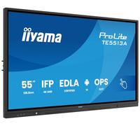 iiyama Prolite TE5513A-B1AG - Display IPS LED da 138,8 cm, 54,6", formato 4K UHD 40 punti touch PureTouch IR- HDMI DP USB-C USB3.2 RS-232c RJ45 HDMI-Out 7H OPS WiFi Android 14 OS iControl NFC
