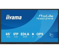 iiyama Prolite TE6512MIS-B4AG 163,9 cm 65" VA DLED Large Formato Display 4K UHD 40 Touchpoint PureTouch IR VGA HDMI DP USB-C USB3.2 RS-232c RJ45 HDMI-Out 7H OPS WiFi Android 14 OS iiControl AntiGlare