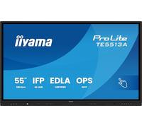 iiyama Prolite TE6513A-B1AG - Display IPS LED grande formato da 163,9 cm, 64,5", 4 K, UHD 40 punti touch, PureTouch IR- HDMI DP USB-C USB3.2 RS-232c RJ45 HDMI-Out 7H OPS WiFi Android 14 OS iControl