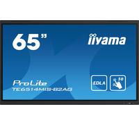 iiyama PROLITE TE6514MIS-B2AG Pannello piatto per segnaletica digitale 165,1 cm (65) LCD Wi-Fi 435 cd/m² 4K Ultra HD Nero Touch screen Processore integrato Android 24/7 (TE6514MIS-B2AG)