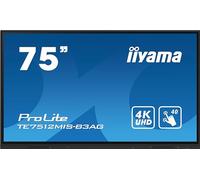 iiyama - Monitor 75' IPS TE7512MIS-B3AG 3840 x 2160 Ultra HD PureTouch-IR Tempo di Risposta 8 ms Frequenza di Aggiornamento 60 Hz