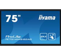 iiyama PROLITE TE7514MIS-B2AG Pannello piatto per segnaletica digitale 190,5 cm (75") Wi-Fi 435 cd/m² 4K Ultra HD Nero Touch s NEW