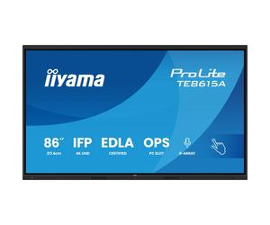 iiyama ProLite TE8615A-B1AG 86'' Innova la tua comunicazione digitale con questo display interattivo a 4K, perfetto per scuole ed eventi!