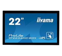 IIYAMA ProLite TF2234MC-B3X 54.61cm 21.5" PCAP 10P Touch 1920x1080 IPS panel VGA DVI 220 cd/m? 1000:1 8ms VESA 100 (TF2234MC-B3X)