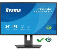 iiyama ProLite XB2492HSU-B1 Pannello IPS Full HD da 24" con cornice sottile su 4 lati e supporto regolabile in altezza