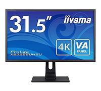 iiyama ProLite XB3288UHSU-B1 80 cm, 31.5 Pollici, VA LED-Monitor 4K UHD, 2xHDMI, 1xDisplayPort, 2xUSB, Regolabile in Altezza, Nero