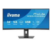 iiyama ProLite XCB3494WQSU-B1 34" VA CURVO UWQHD 120Hz USB-A Altoparlanti Altezza Regolabile