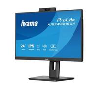 iiyama ProLite XUB2490HSUH-B2 Monitor da scrivania da 24" con webcam e microfono Windows Hello integrati