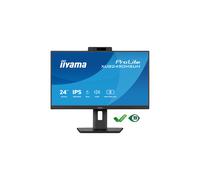 iiyama Monitor desktop, XUB2490HSUH-B2-23,8", IPS, 1920 x 1080/100Hz, 1H1DP, HAS, Webcam
