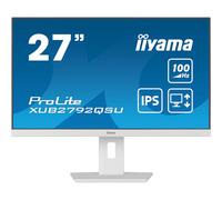 iiyama ProLite XUB2792QSU-W6 Monitor PC 68,6 cm (27") 2560 x 1440 Pixel Wide Quad HD LED Bianco [XUB2792QSU-W6]