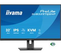 Iiyama XUB3297QSNP-B1 Monitor 31,5", IPS, 2560 x 1440/100Hz, 1H1DP1C, HAS, RJ45, PD95W, KVM
