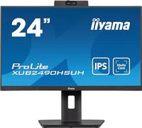 iiyama Schermo 23.8 - Lastra IPS con webcam e microfono 4ms FHD 1920x1080, 250 CD/m2, 100 Hz, HDMI, DisplayPort USB-HUB(3x3.2), altoparlanti