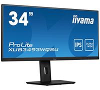 iiyama Schermo PC, XUB3493WQSU -B5-34 UWQHD - IPS SAD - 4 MS - 75Hz - HDMI/Displayport/USB - FreeSync - piede regolabile i