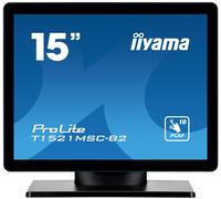 iiyama ProLite T1521MSC-B2 Monitor PC 38,1 cm (15") 1024 x 768 Pixel XGA LED Touch screen Da tavolo Nero [T1521MSC-B2]