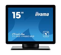 IIYAMA T1521MSC-B2 MONITOR, 15 ", XGA, 1024 x 768 Pixel, tempo di risposta 8 ms, refresh rate 60 Hz