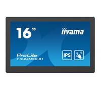 IIYAMA T1624MSC-B1 MONITOR, 15,6 ", Full-HD, 1920 x 1080 Pixel, tempo di risposta 25 ms, refresh rate 60 Hz