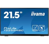 iiyama T2255MSC-B1, 21.5", IPS, 1920x1080, 75Hz, 1H1DP | 54,5 cm, 21,5", 10 punti Multitouch, capacitivo, HDMI, DP, USB3.2, altoparlante, 7H, MPP2.0, anti-impronte, VESA, nero