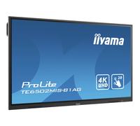 iiyama TE6502MIS-B1AG visualizzatore di messaggi Pannello piatto interattivo 165,1 cm (65") VA Wi-Fi 350 cd/m² 4K Ultra HD Nero Touch screen Processore integrato Android 9.0