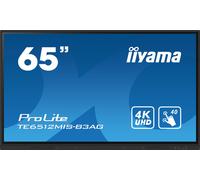 iiyama TE6512MIS-B3AG visualizzatore di messaggi Design chiosco 165,1 cm (65) LCD Wi-Fi 400 cd/m² 4K Ultra HD Nero Touch screen Processore integrato Android 11 24/7 (TE6512MIS-B3AG)