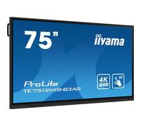 Iiyama TE7512MIS-B3AG visualizzatore di messaggi Design chiosco 190,5 cm [75] LC