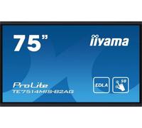 IIYAMA - PROLITE TE7514MIS-B2AG Pannello piatto per segnaletica digitale 190,5 cm (75') LCD Wi-Fi 435 cd /m² 4K Ultra HD Nero Touch screen Processore - SPEDIZIONE GRATUITA
