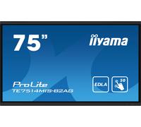 IIYAMA - PROLITE TE7514MIS-B2AG Pannello piatto per segnaletica digitale 190,5 cm (75') LCD Wi-Fi 435 cd /m² 4K Ultra HD Nero Touch screen Processore - SPEDIZIONE GRATUITA