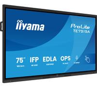 Iiyama prolite te7515a-b1ag display interattivo 4k uhd da 75" certi...