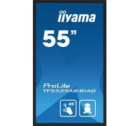 iiyama TF5539AS-B1AG visualizzatore di messaggi Pannello Piatto per segnaletica Digitale 138,7 cm (54.6") LED 500 CD/m² 4K Ultra HD Nero Touch Screen Processore Integrato Android 24/7