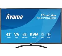 iiyama X4373UHSU-B2 Monitor ProLite 43" VA 4K 4000:1 2xHDMI DP USB-C Dock 95W USB HUB KVM 2x7W 450cd