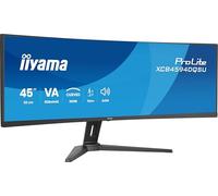 iiyama ProLite XCB4594DQSU-B1 Monitor curvo ultra-wide da 45" con risoluzione Dual QHD e supporto regolabile in altezza