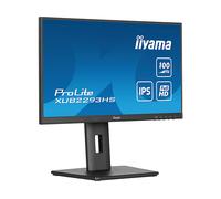 iiyama Monitor Desktop XUB2293HS-B6-21.5", Full HD LED, IPS, 1920 x 1080/100Hz,1H1DP, HAS, Nero