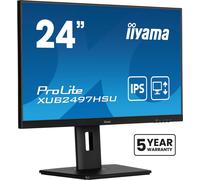 Iiyama XUB2497HSU-B2 Monitor PC 60,5 cm [23.8] 1920 x 1080 Pixel Full HD LED Ner