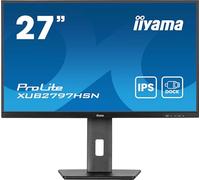iiyama XUB2797HSN-B2 - Display dock USB-C IPS da 27" con ricarica da 65 W, 4 ms, Full HD, RJ45, HDMI/DPDP-OUT(MST)/hub USB, HAS, garanzia di 5 anni