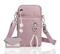 IJHYGD Borsetta Porta Cellulare Donna Mini Borsa Tracolla Con Ciondolo Di Perle e Portacarte